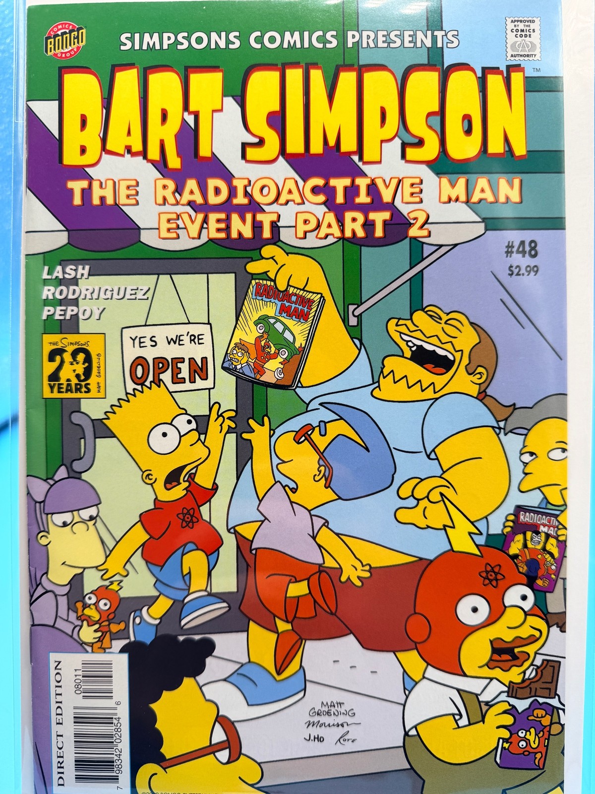 Bart Simpson #48 Bongo Comics 2010 Radioactive Man Event Part 2 Simpsons VF