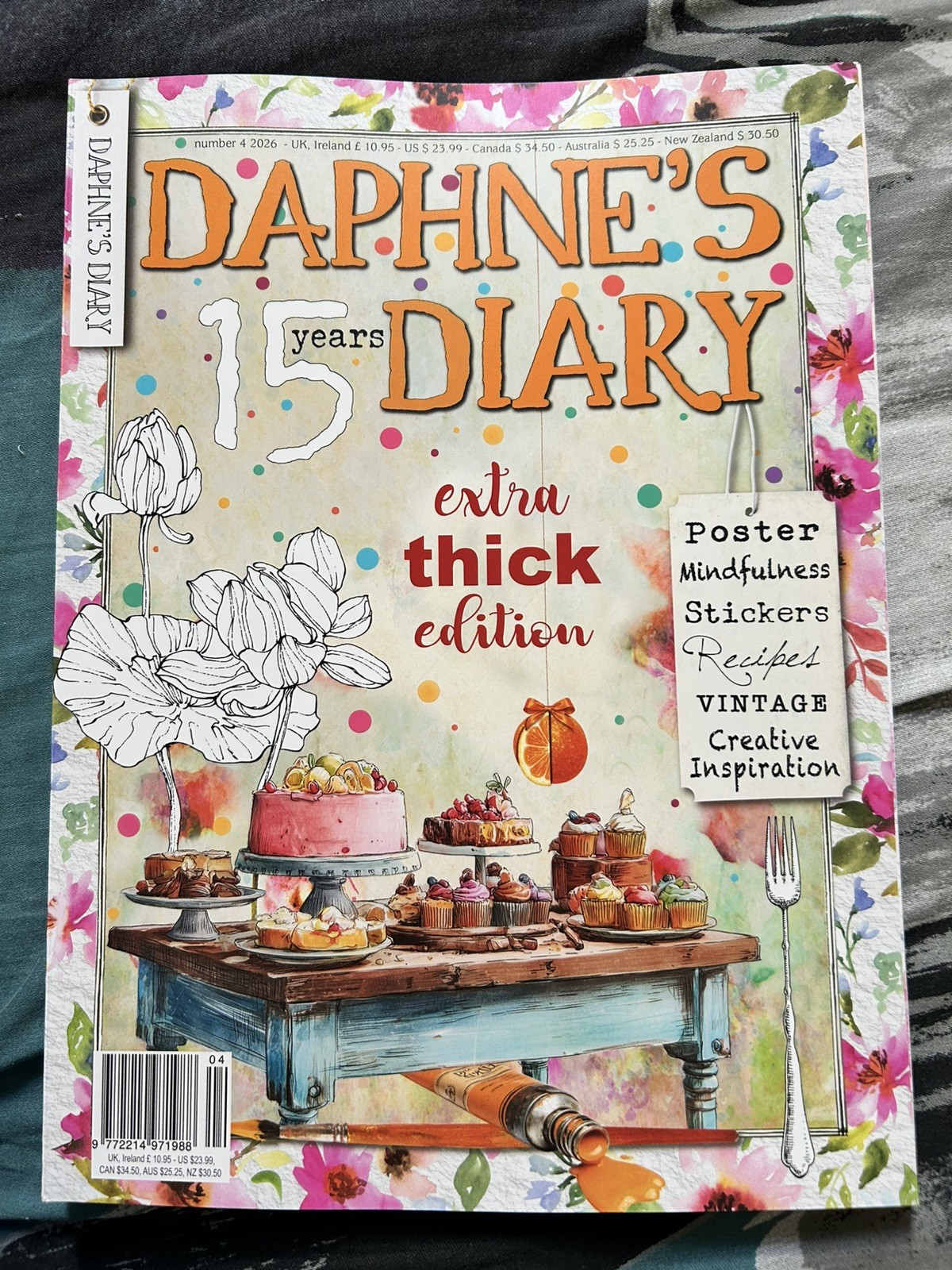 Daphne’s Diary magazine #4 2026 DIY Interior Vintage Garden Recipes Trips Recipe