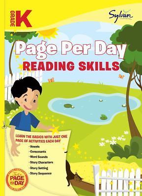 Kindergarten Page Per Day: Reading Skills: Cons- paperback, Learning, 0307944573