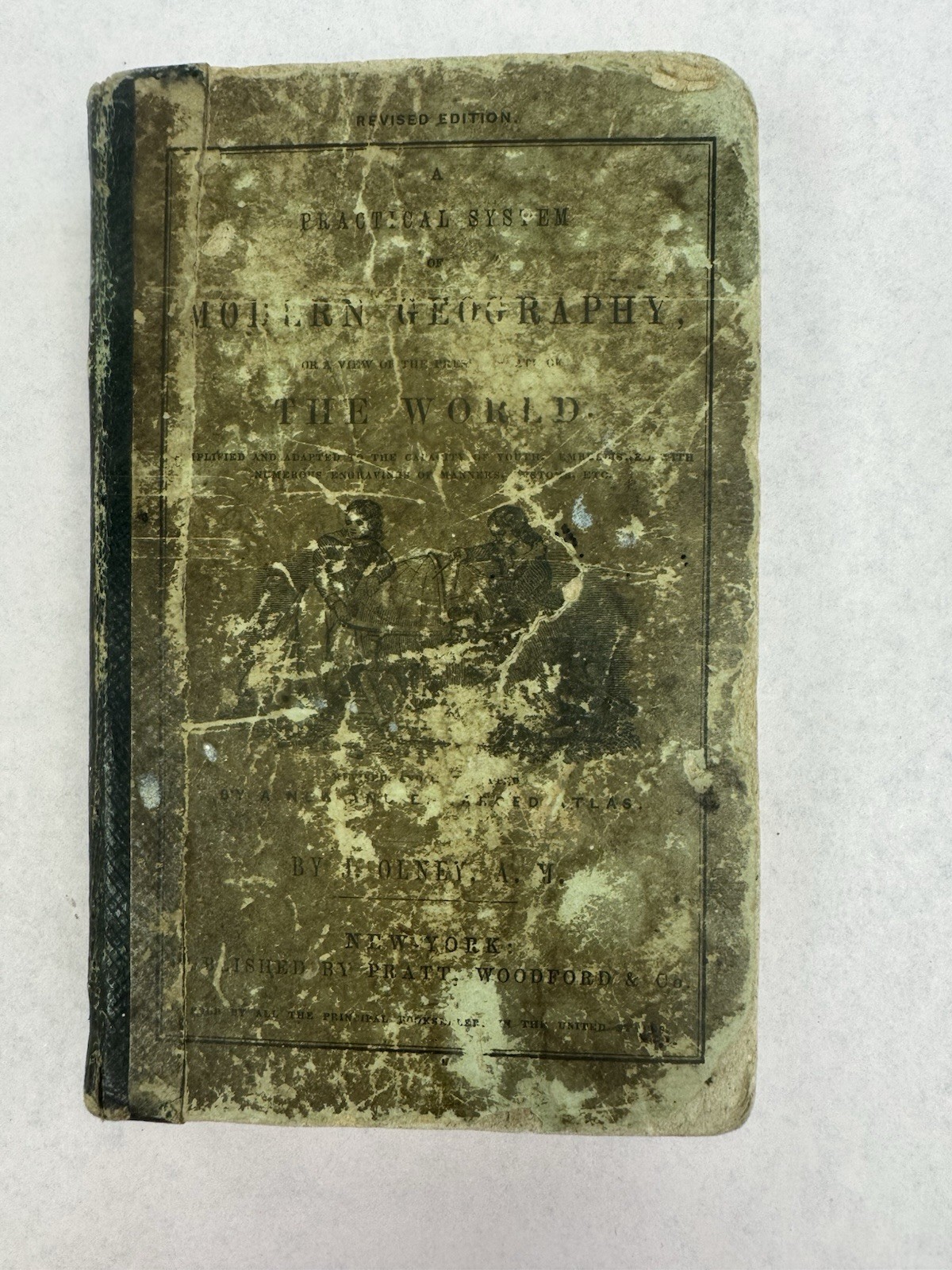 Modern Geography 1853, 81st Edition, Published By Pratt Woodford & Co