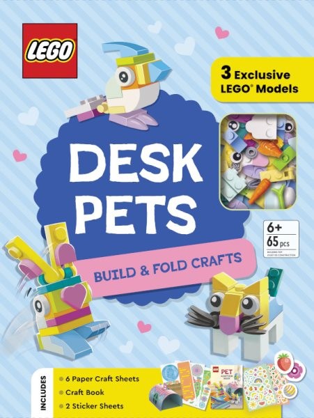 Lego® Desk Pets : Build & Fold Crafts, Hardcover by Ameet Sp. Z O.o. (COR), L…