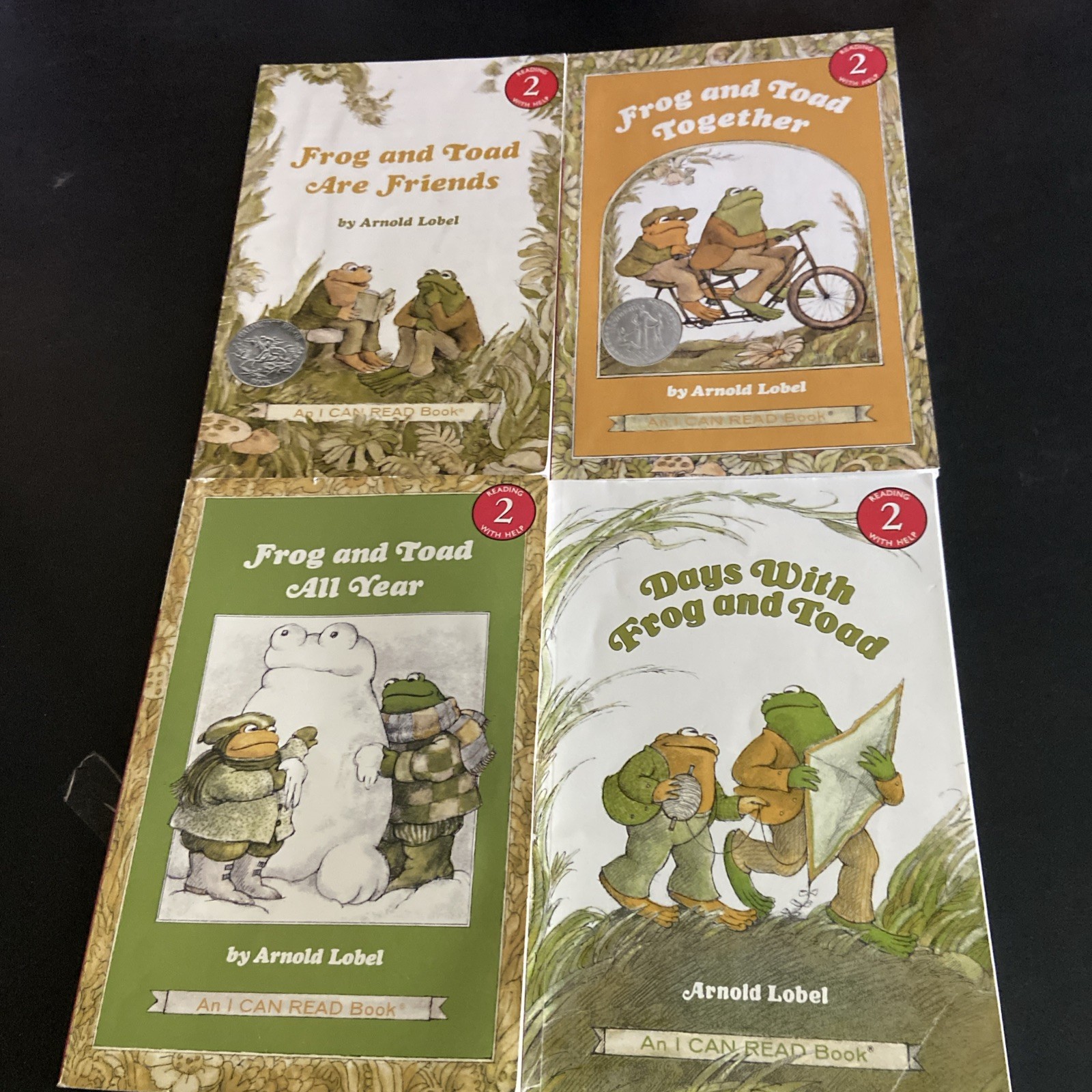 Frog & Toad Arnold Lobel Level 2 Books Lot Of 4 Paperbacks G – Good+ Condition