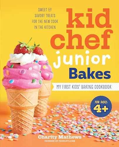 Kid Chef Junior Bakes: My First Kids – Paperback, by Mathews Charity – Very Good