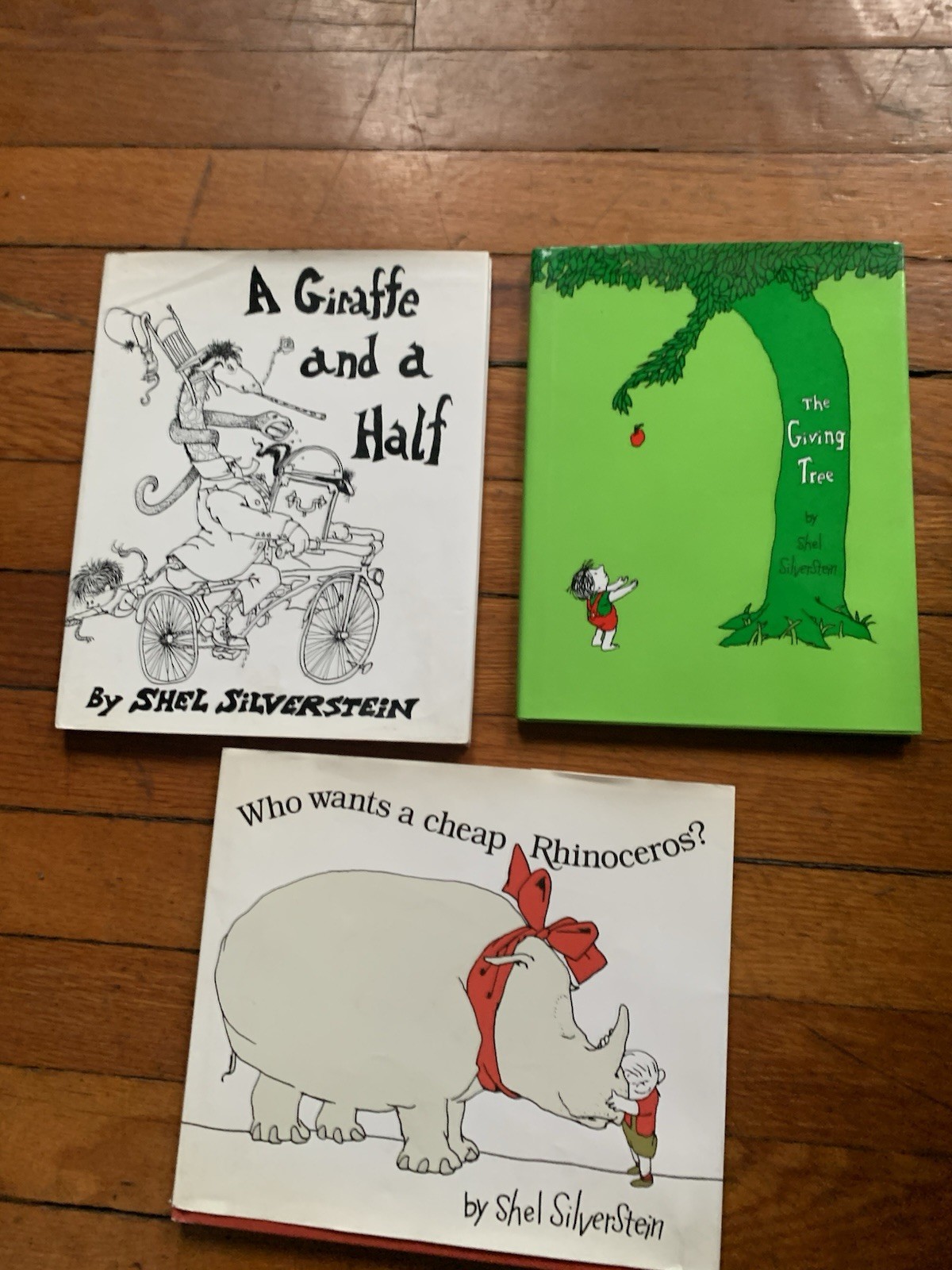 Lot 9 SHEL SILVERSTEIN: every; falling, attic, missing, runny, sidewalk, rhino..