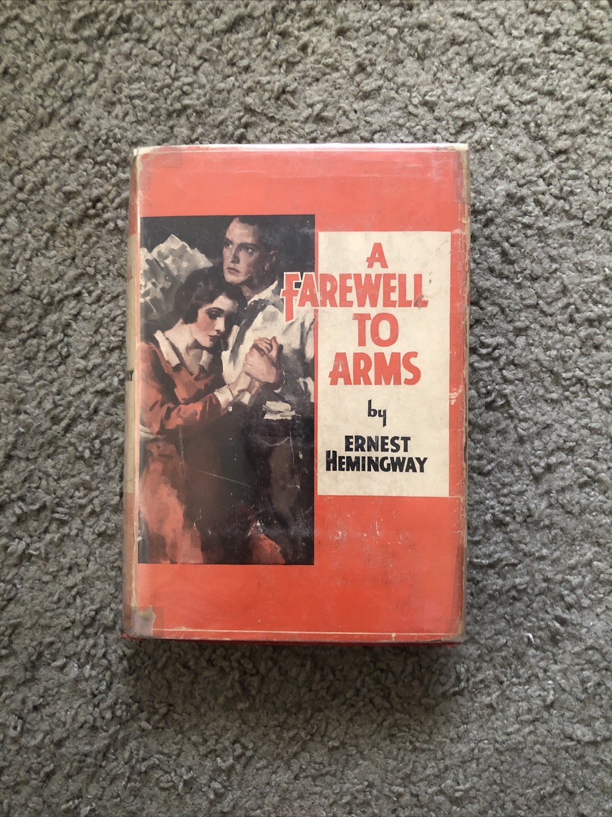 A Farewell To Arms Book Ernest Hemingway HC DJ 1929 Rare First Photoplay Edition