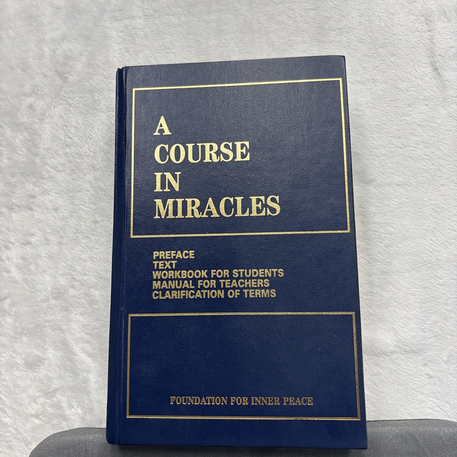 A Course in Miracles by Foundation for Inner Peace Hardcover Spirituality