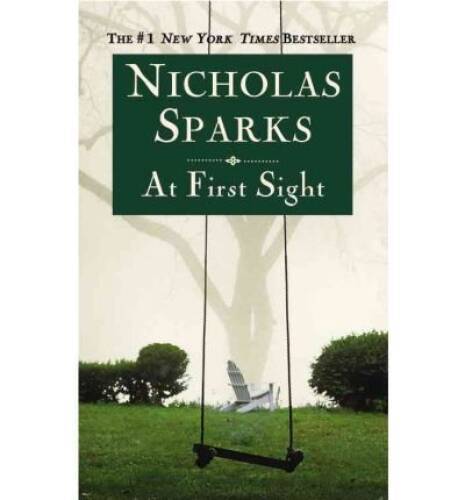 At First Sight (Large Print) – Hardcover By Nicholas Sparks – GOOD
