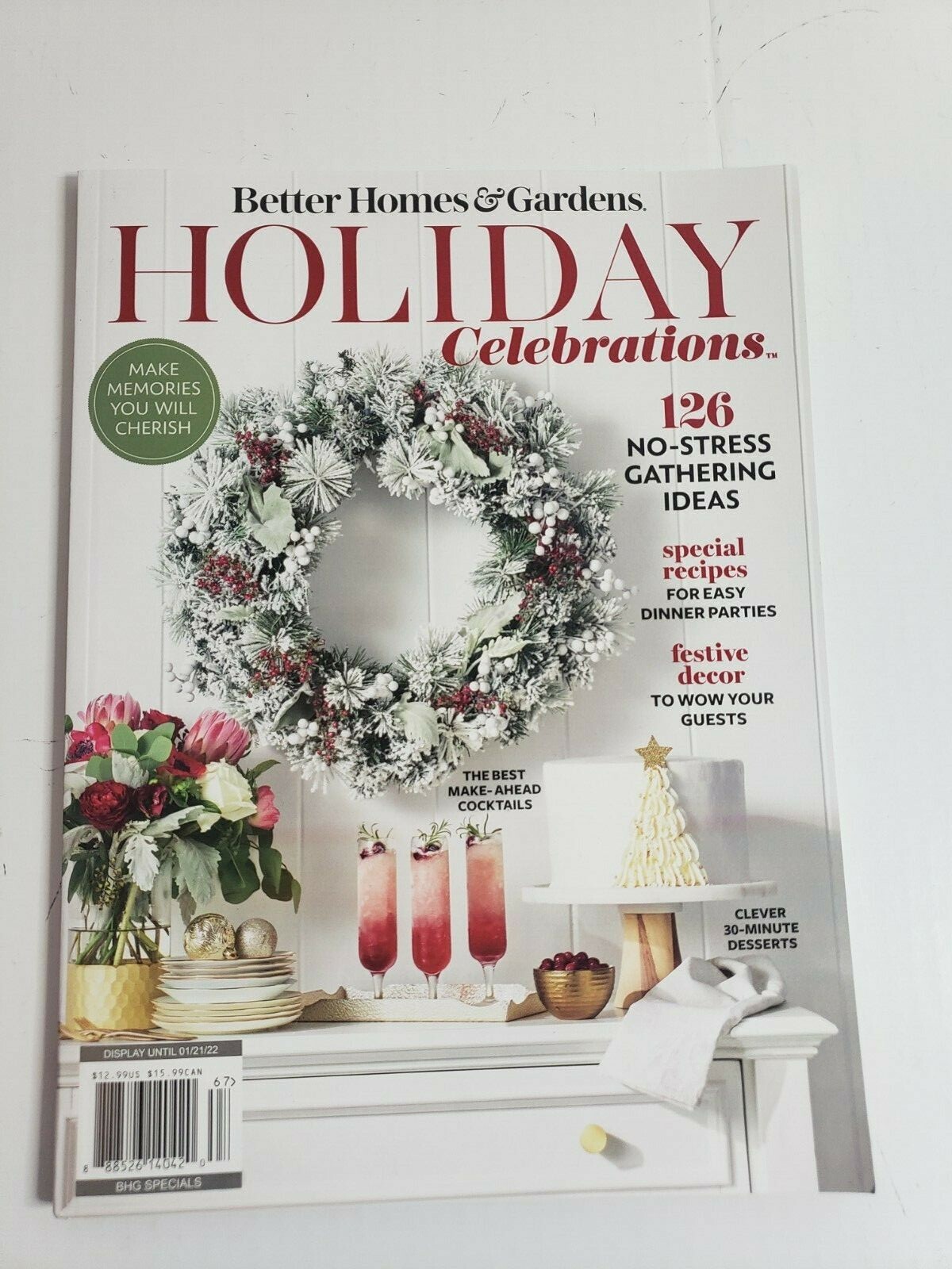 Better Homes & Gardens Holiday Celebrations January 2022 Gathering Ideas Parties