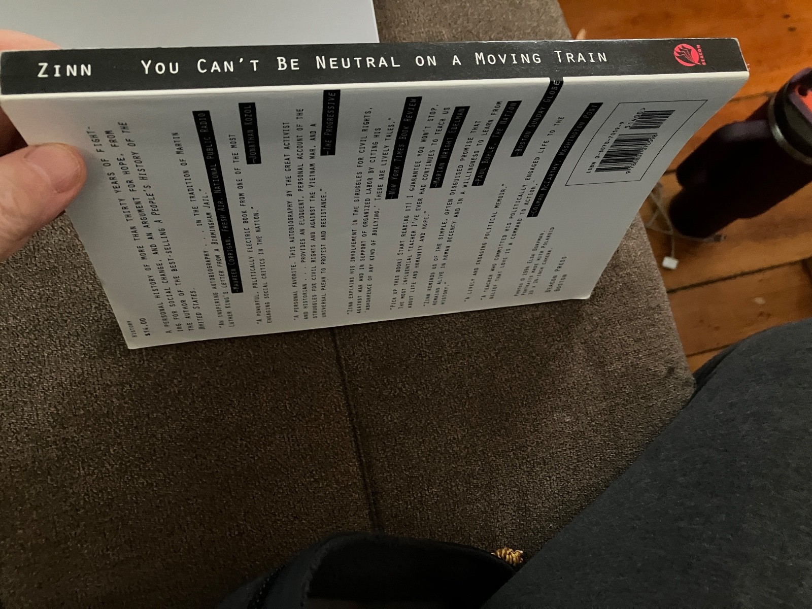 You Can’t Be Neutral on a Moving Train – Howard Zinn, Beacon Press, Paperback